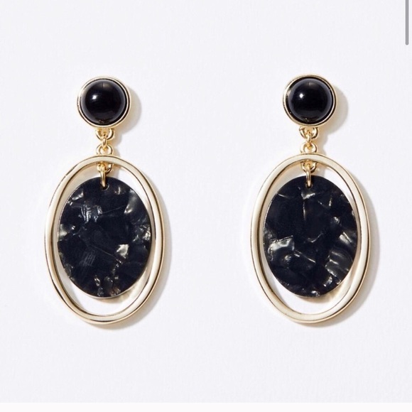 LOFT Marbleized Drop Earrings - Picture 3 of 4